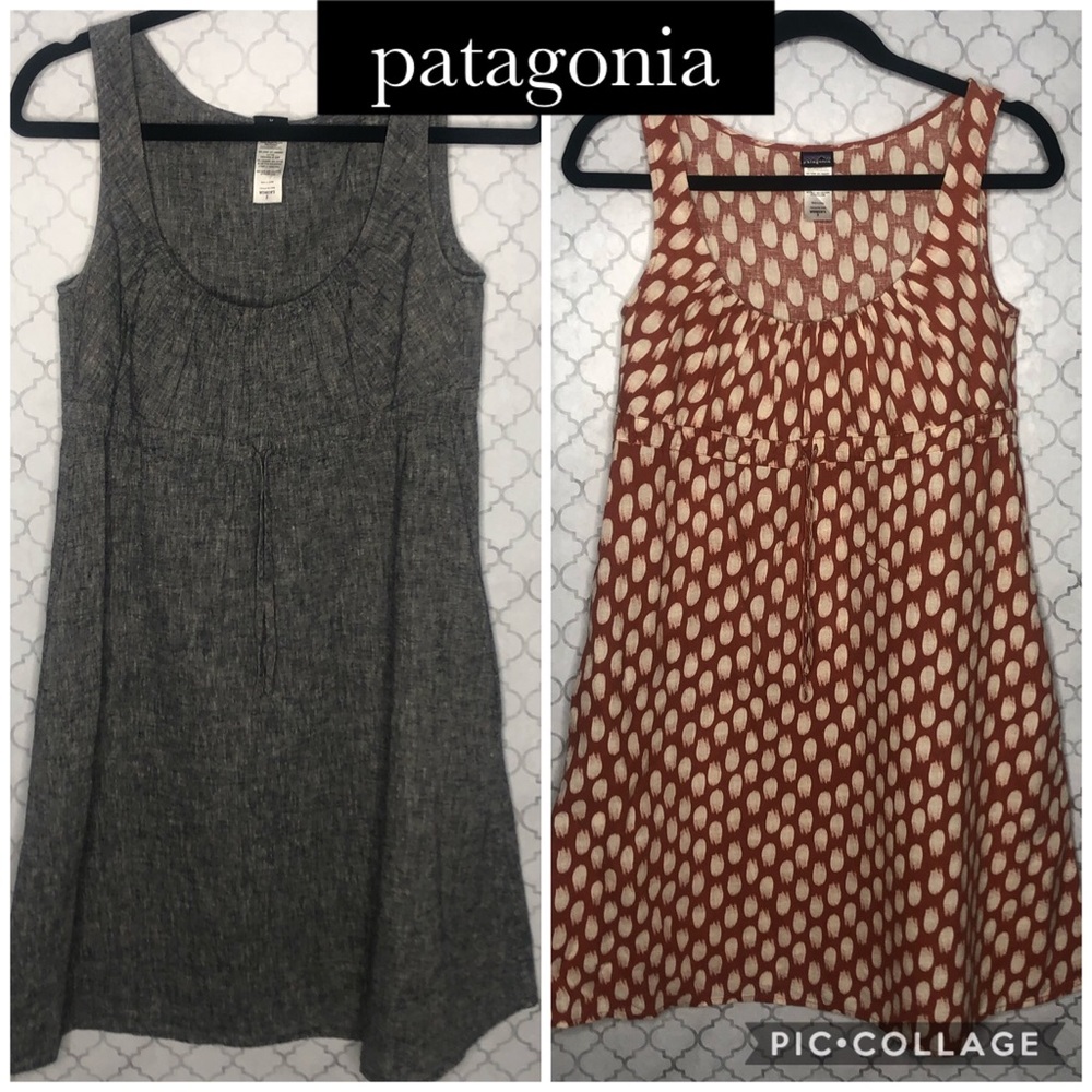 2 Patagonia Summertime dresses hemp cotton size 2